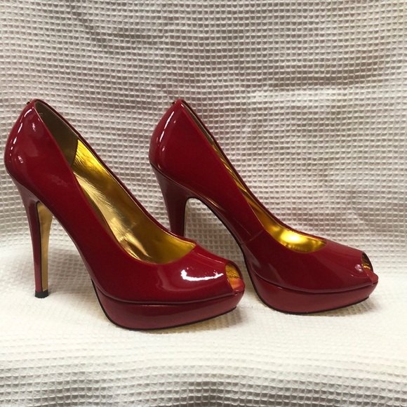 Ted Baker London Shoes | Ted Baker London Svana 4 Patent Leather Heels | Color: Red | Size: 8 | Tarians's Closet